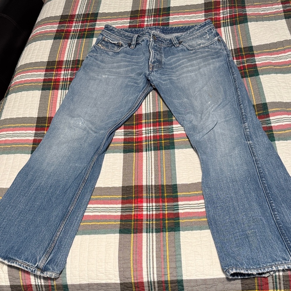 Diesel Blue Bootcut Jeans for Men
